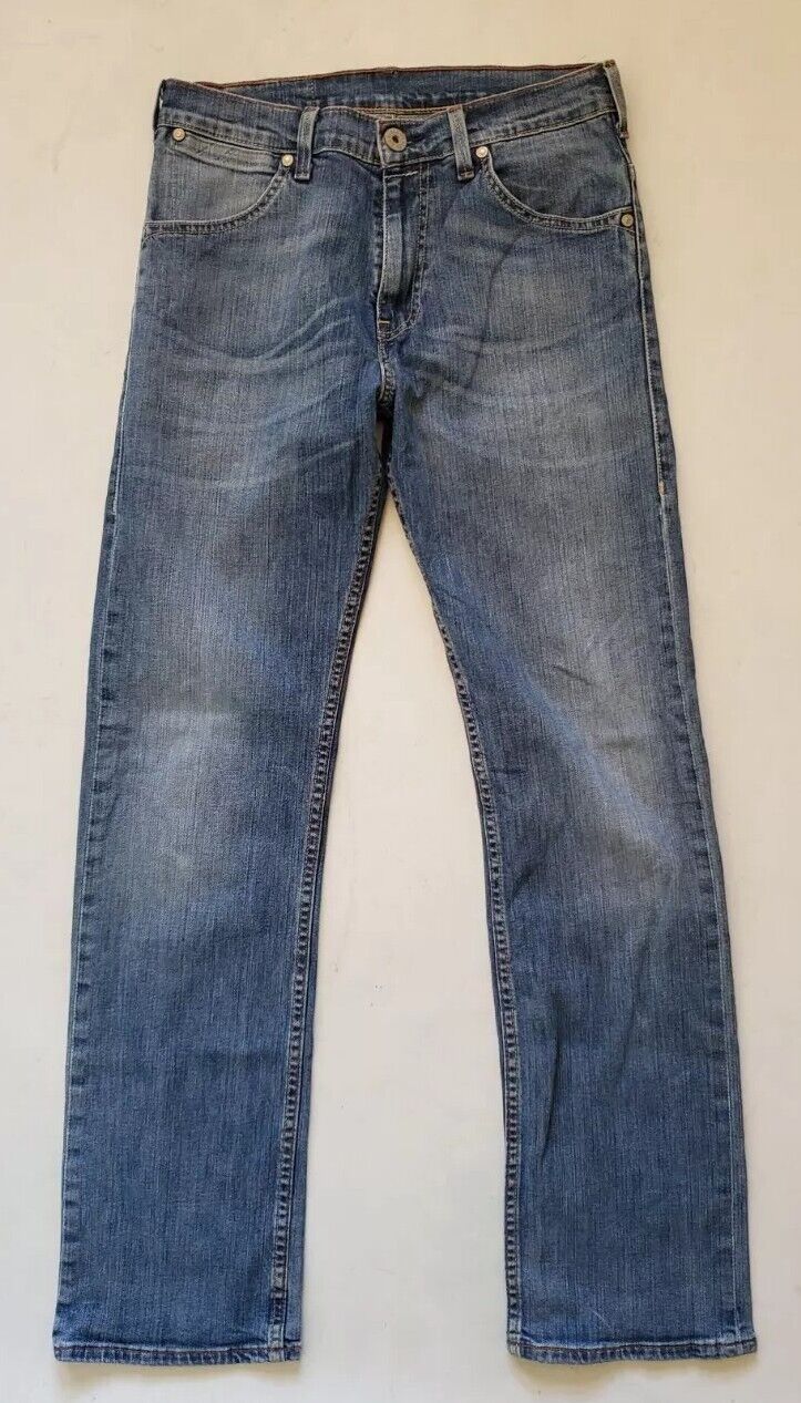 LEVIS 273 Jeans Mens W 29 L 32 vintage straight slim fit blue denim red tab