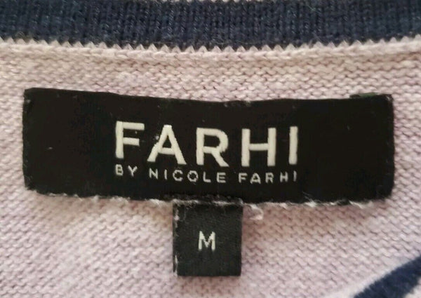 Nicole Farhi Knitted Polo Jersey Mens M Lilac