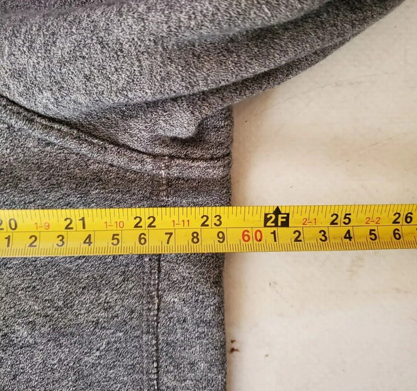 Abercrombie Fitch Jacket Baseball Varsity and Hoodie 2 in 1 Mens XL Grey Jersey