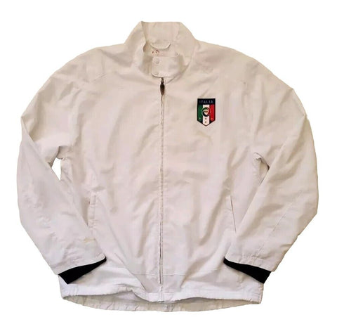 Puma Italy Italia Jacket Coat Mens XL Fifa World Cup Brazil 2014 White