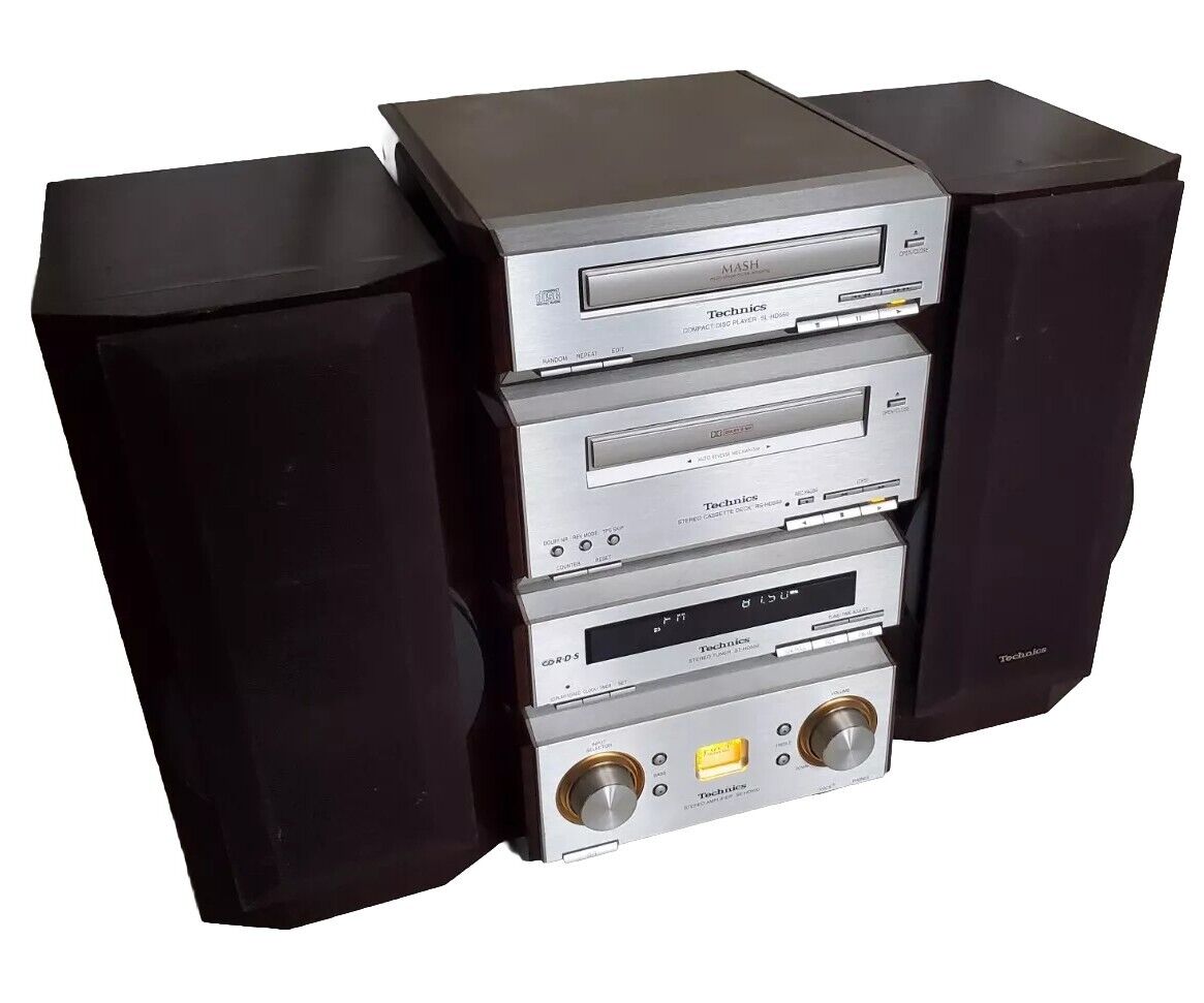 TECHNICS SL ST RS SE HD550 - CD Cassette Stereo HiFi Inc Speakers Fully Tested