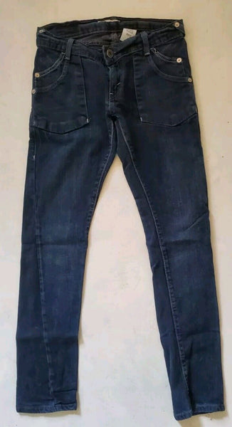 LEVIS 304 Jeans Womens W 30 L 32 Slouch Skinny Fit Stretch Blue Denim Red Tab
