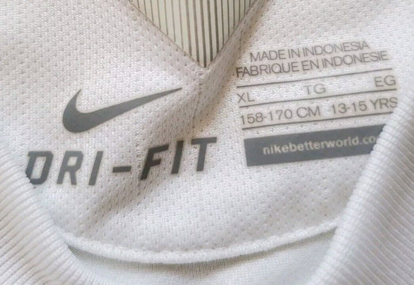 ENGLAND Football Shirt Youth XL Nike Home 2014 - 2016 White Dri Fit Authentic