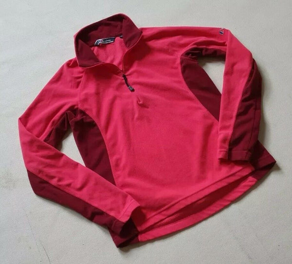 BERGHAUS FLEECE Womens S Quarter Zip Pink