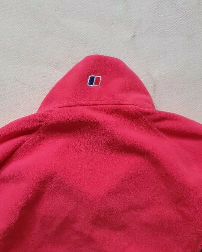 BERGHAUS FLEECE Womens S Quarter Zip Pink