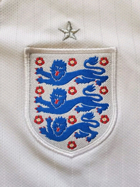 ENGLAND Football Shirt Youth XL Nike Home 2014 - 2016 White Dri Fit Authentic