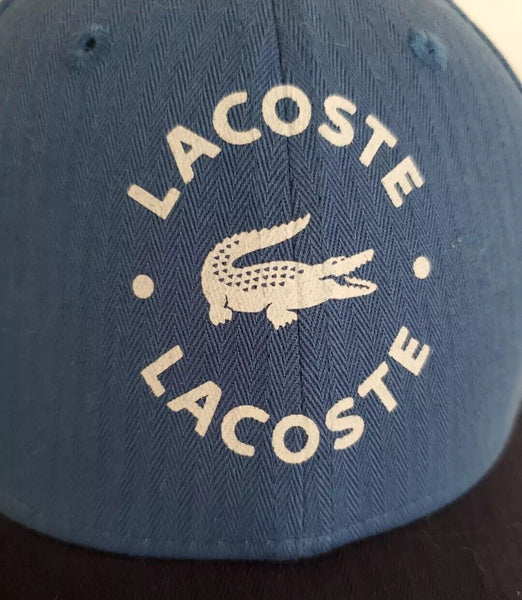 LACOSTE Baseball Cap Hat Unisex Kids Boys Girls Ages 6 To 9 Blue Rrp £35