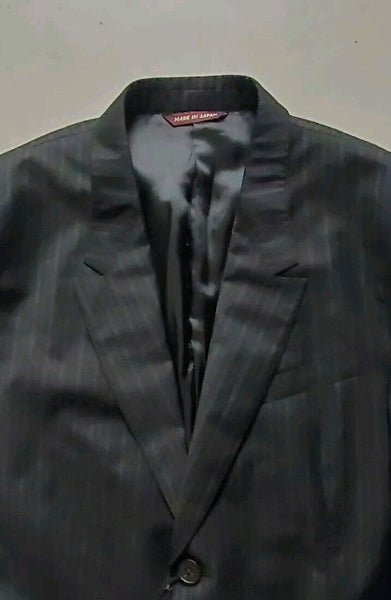 PAUL SMITH Suit Slim Fit Jkt 40 R Trs 32 Black Pinstripe Japan Import Rrp £1650