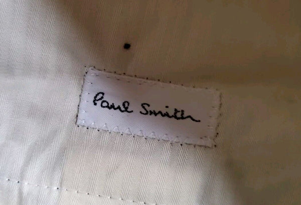 PAUL SMITH Suit Slim Fit Jkt 40 R Trs 32 Black Pinstripe Japan Import Rrp £1650