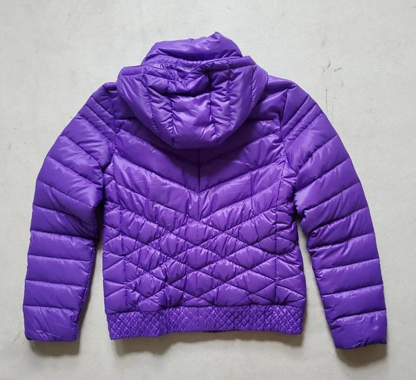 Nike Puffer Jacket Coat Womens M Duck Down Quilted Hooded Deadstock