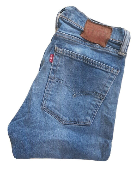 LEVIS 510 Jeans W 30 L 27 Classic Fit Vintage Mid Blue Denim Red Tab - 192