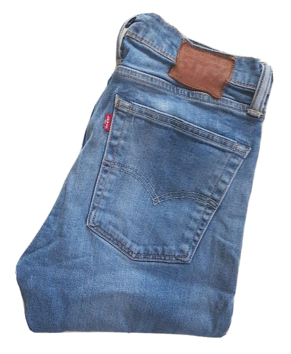 LEVIS 510 Jeans W 30 L 27 Classic Fit Vintage Mid Blue Denim Red Tab - 192