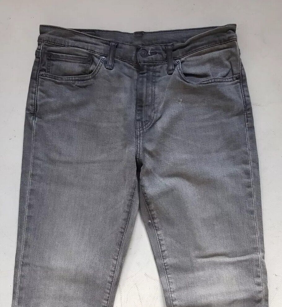 LEVIS 511 Jeans Mens W 32 L 32 Vintage Grey Stretch Denim Red Tab Slim Fit