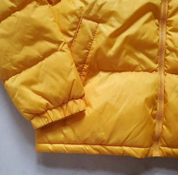 KAPPA Puffer Jacket Vintage Y2k Mens M Yellow Black