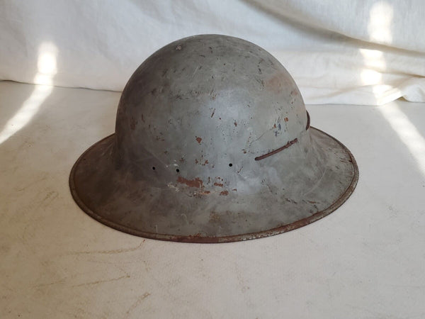 WW2 British Home Front Fire Wardens Helmet SMLD 1941 Inc Lining Zuckerman
