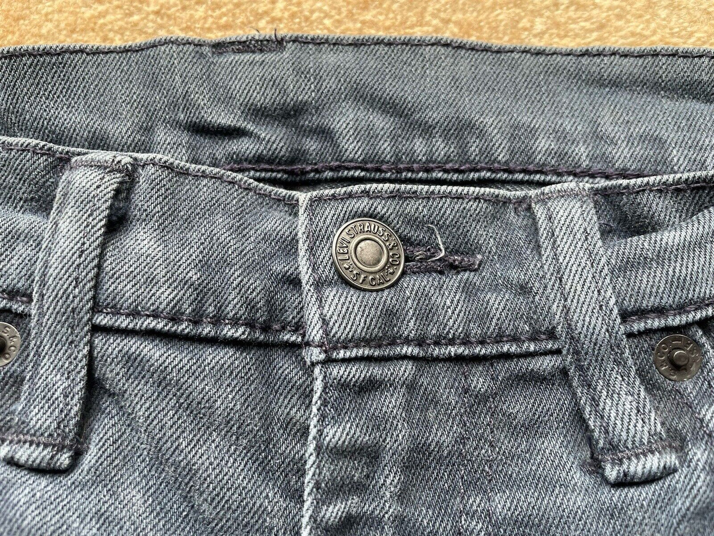 Womens Levis Jeans 511 W 29 L 32 Blue Denim Red Tab C14