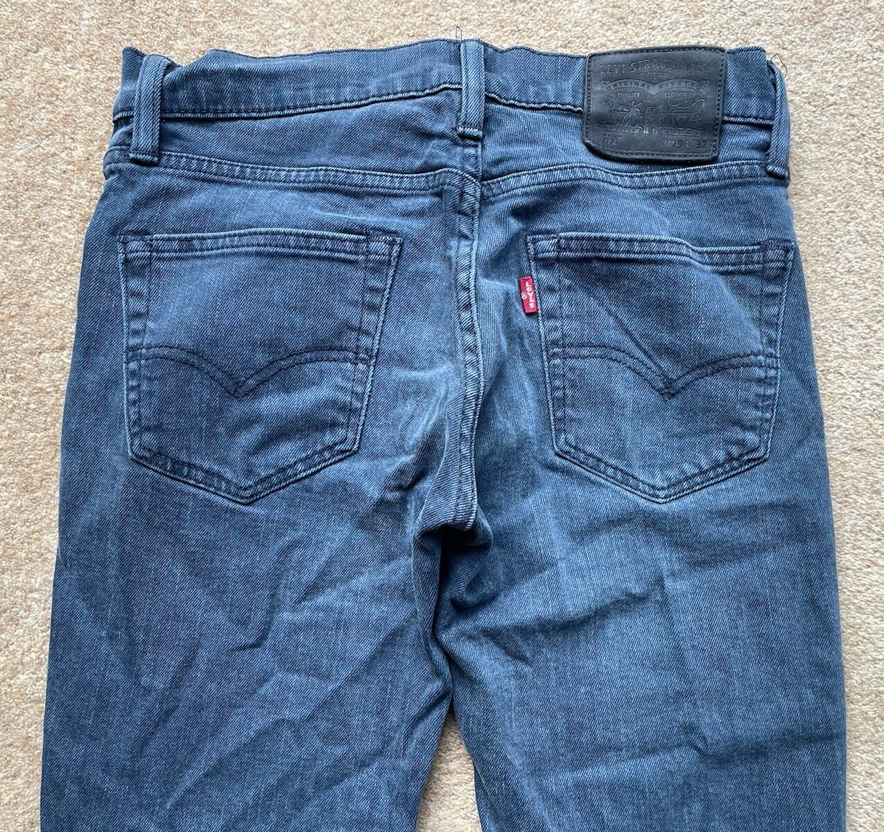 Womens Levis Jeans 511 W 29 L 32 Blue Denim Red Tab C14