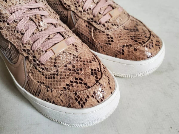 Womens Nike Air Force 1 PLT.AF.ORM Trainers Snakeskin Uk 6.5 Eur 40.5