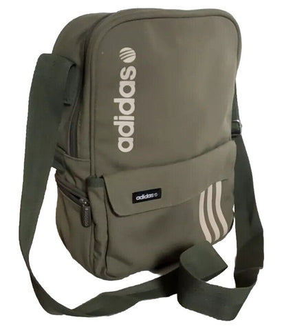 Vintage adidas Crossbody Messenger Shoulder Bag 2001 Olive Green