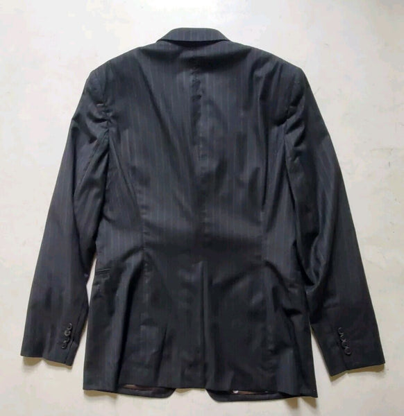 PAUL SMITH Suit Slim Fit Jkt 40 R Trs 32 Black Pinstripe Japan Import Rrp £1650
