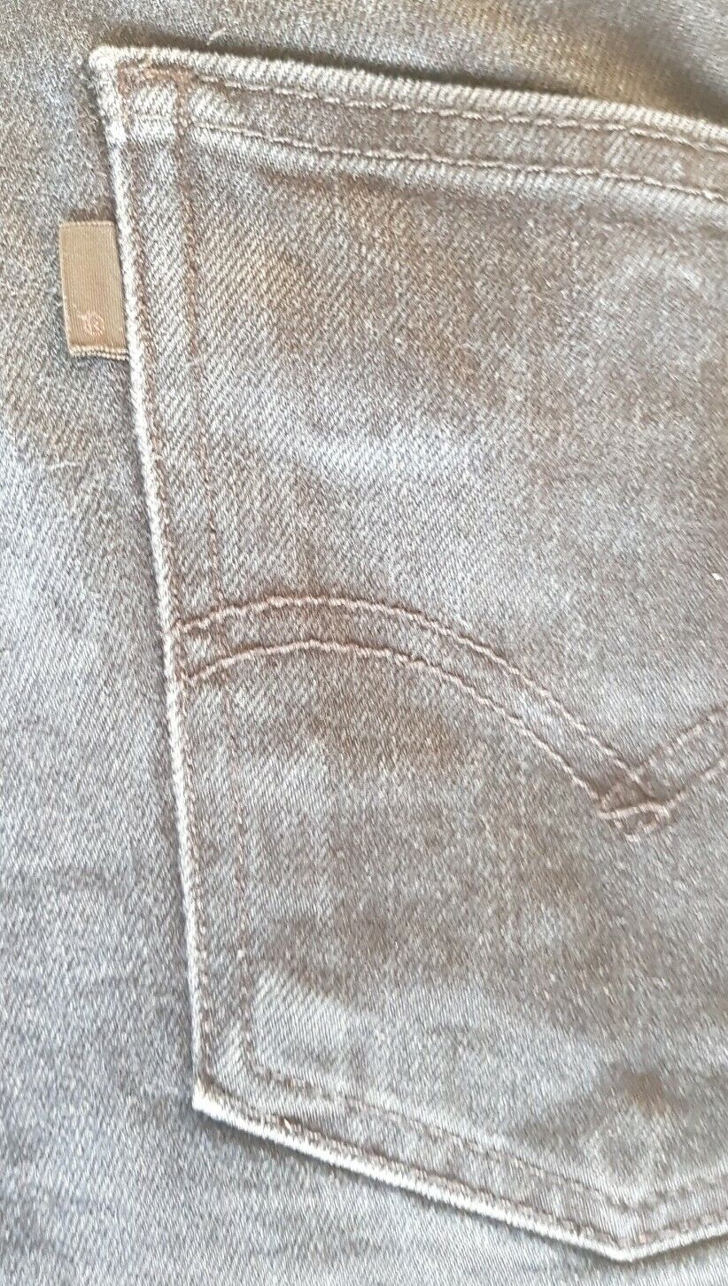 LEVIS 511 Jeans W 30 L 28 Classic Fit Vintage Black Denim Black Tab (216)