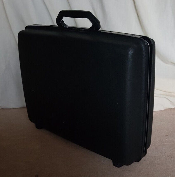 SAMSONITE Briefcase Attache XL Small Suitcase Vintage 80's Hardshell Black