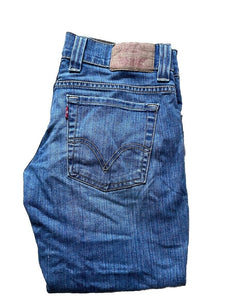 Womens Levis Jeans 511 W 29 L 34 Blue Denim Red Tab C13