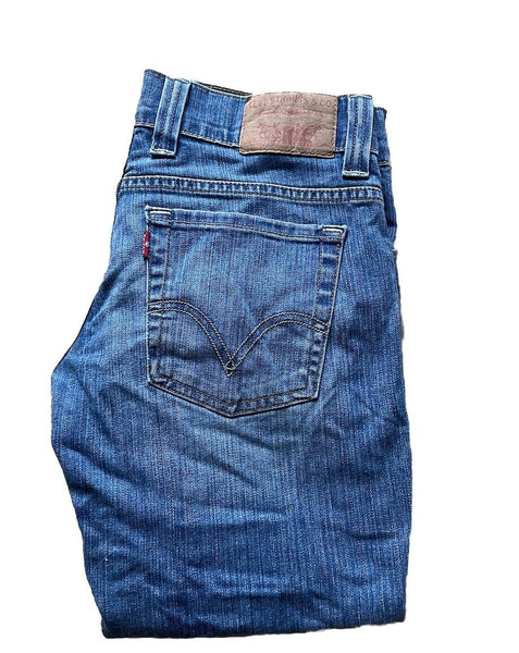 Womens Levis Jeans 511 W 29 L 34 Blue Denim Red Tab C13