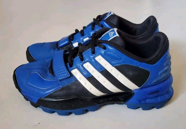 ADIDAS POWERLIFT Weightlifting Shoes Gym Trainers - UK 6.5 Blue Mint Condition