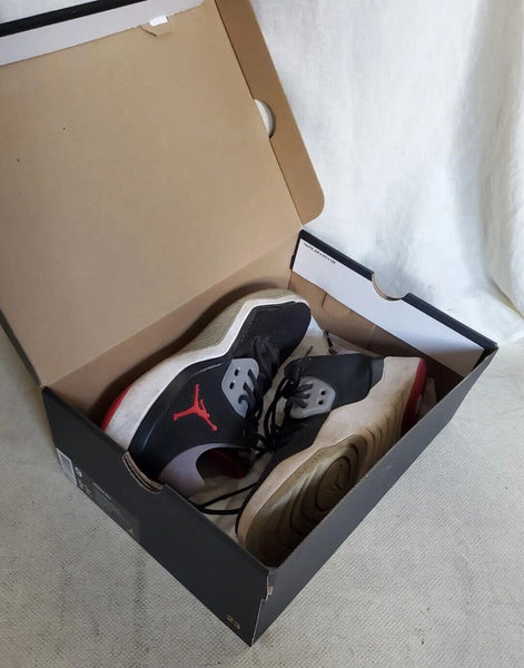 Jordan DNA Trainers Sneakers Mens UK 8 EU 42.5 Black Gym Red Cement Grey Flyknit