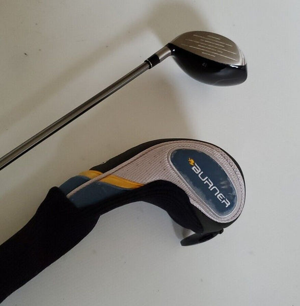 Womens TAYLORMADE BURNER Driver 3 Wood 15 Degree REAX L Superfast RH With Cover