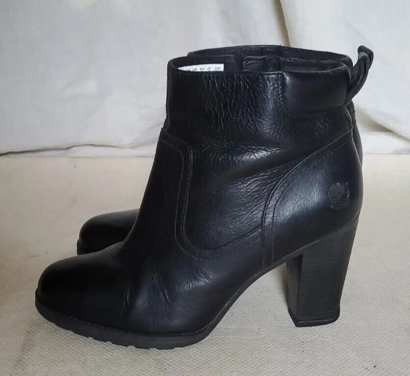 Timberland Ankle Boots Earthkeepers Stratham Heights Uk 7 Eu 40 Black Leather