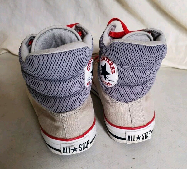 Converse CT All Star Padded Collar High Top Trainers Wheat and Red Uk 8.5