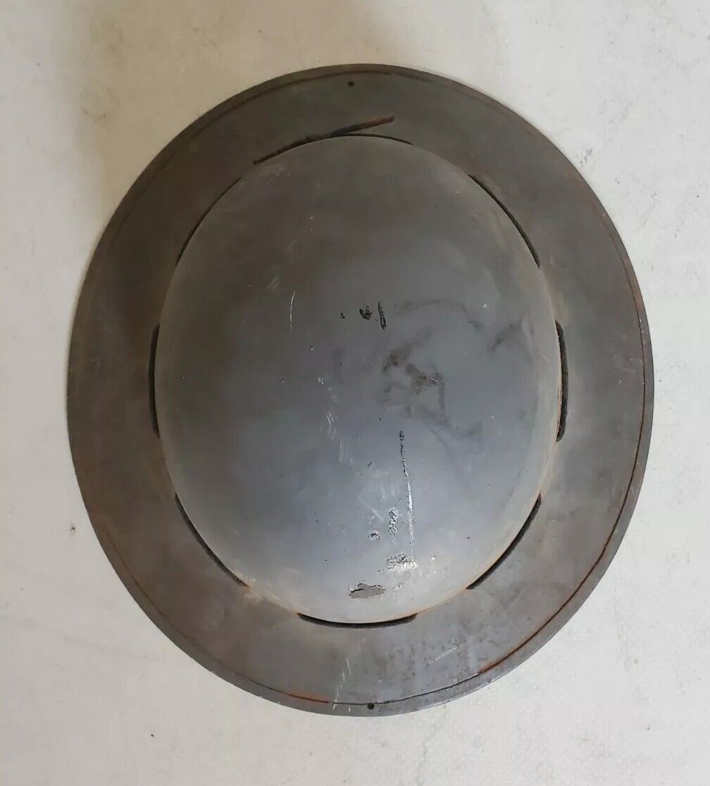 WW2 British Home Front Fire Wardens Helmet SMLD 1941 Inc Lining Zuckerman
