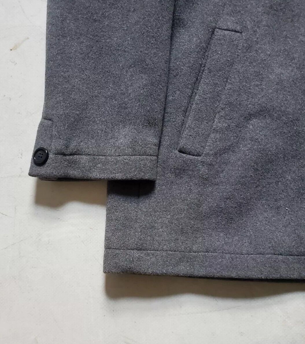 Remus Uomo Field Jacket Coat Mens UK 42 Steel Grey Cashmere Wool