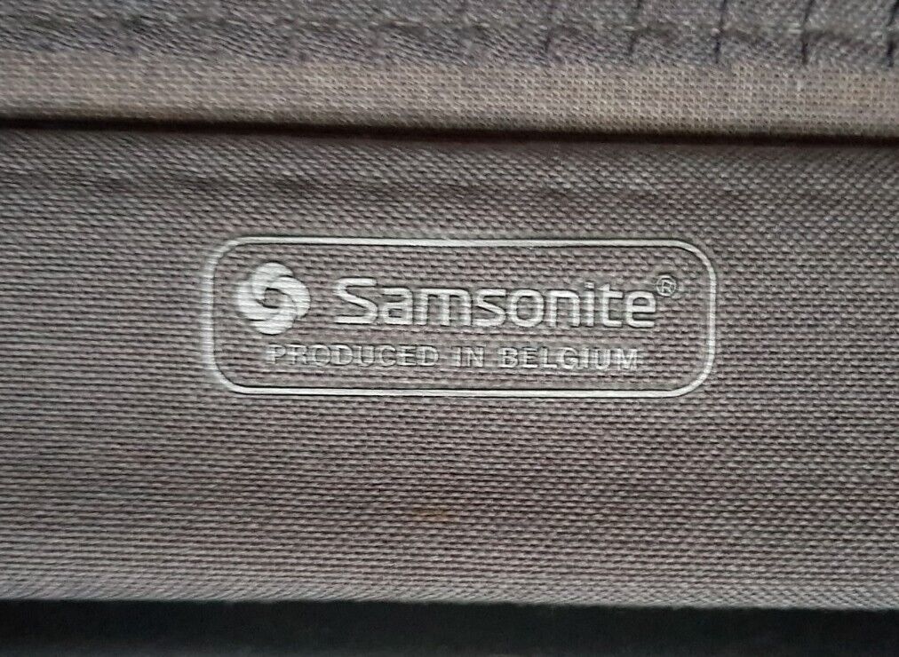 SAMSONITE Briefcase Attache XL Small Suitcase Vintage 80's Hardshell Black