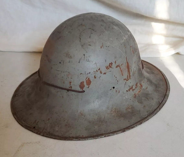 WW2 British Home Front Fire Wardens Helmet SMLD 1941 Inc Lining Zuckerman