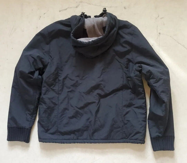 SCHOTT Jacket Coat Reversible Mens XL Black Grey Hooded Waterproof and Knit
