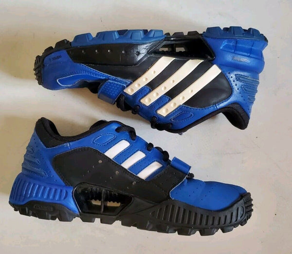 ADIDAS POWERLIFT Weightlifting Shoes Gym Trainers - UK 6.5 Blue Mint Condition