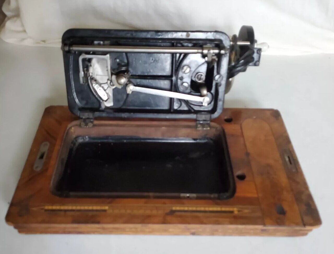 Antique Harris Sewing Machine Vintage 1910 Stoewer - Serviced Tested Working