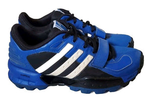 ADIDAS POWERLIFT Weightlifting Shoes Gym Trainers - UK 6.5 Blue Mint Condition