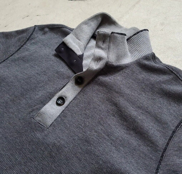 HUGO BOSS Jumper Sweatchort Mens M Grey High Collar