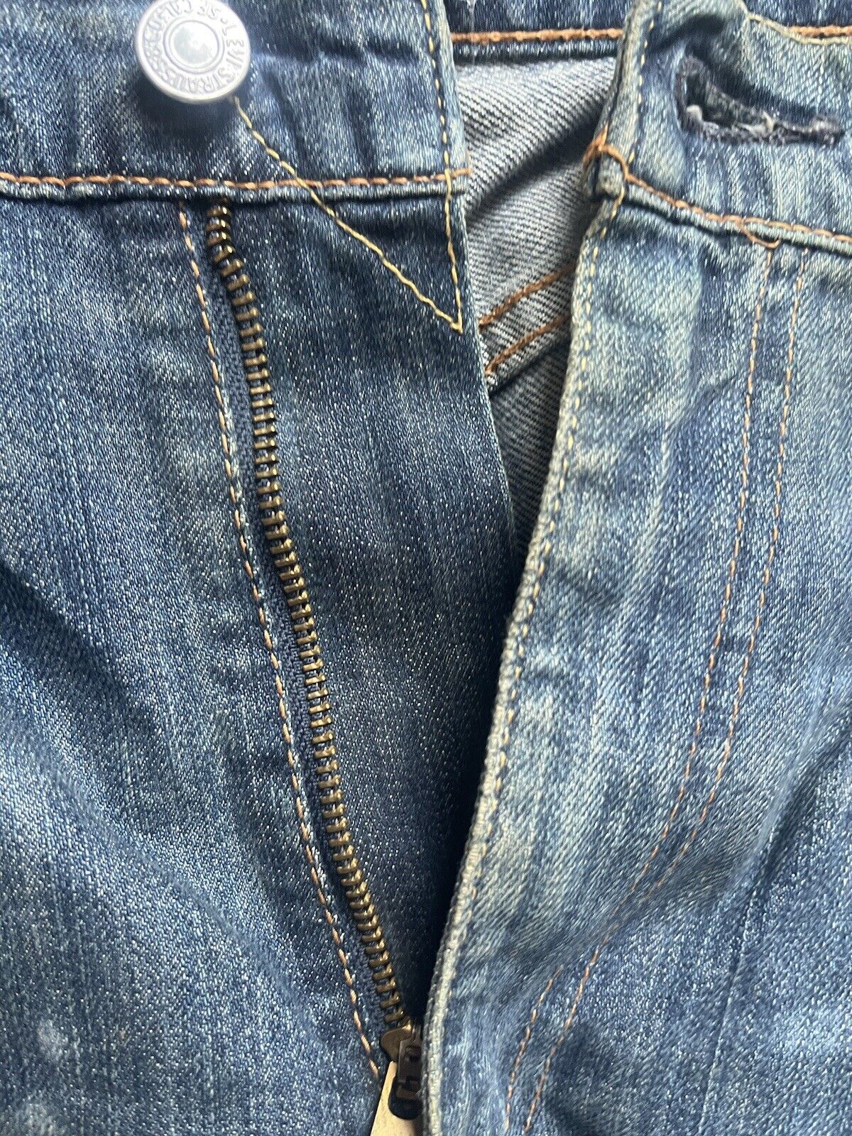 LEVIS 751 Jeans Mens W 36 L 32 vintage blue denim red tab regular fit A147