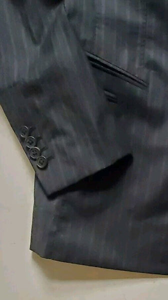 PAUL SMITH Suit Slim Fit Jkt 40 R Trs 32 Black Pinstripe Japan Import Rrp £1650