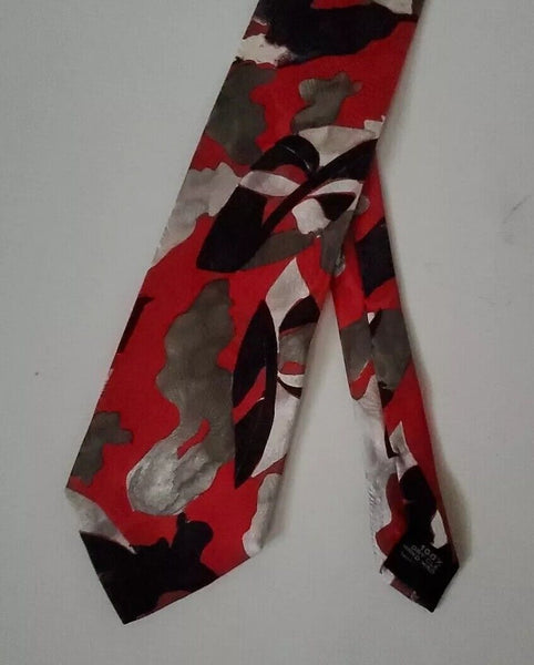 VINTAGE SILK TIE Made in Italy - Reflex Duran Duran Colours Genuine 80's
