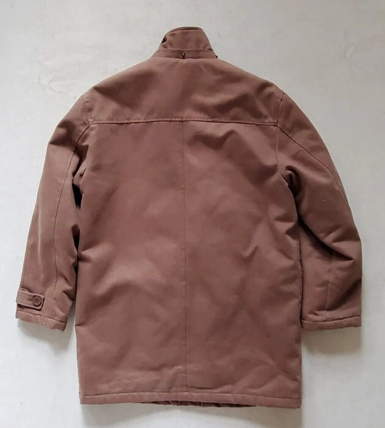 FERAUD Field Jacket Coat Mens M Tan Finest Italian Gaberdine Fabric