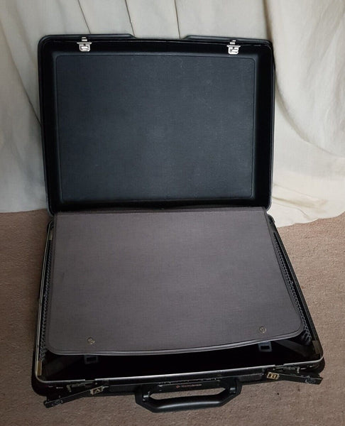SAMSONITE Briefcase Attache XL Small Suitcase Vintage 80's Hardshell Black