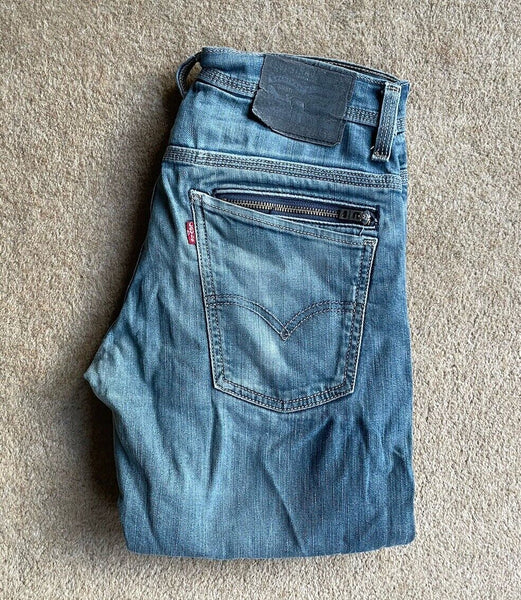 Womens Levis Jeans 511 W 29 L 32 Blue Denim Red Tab C12