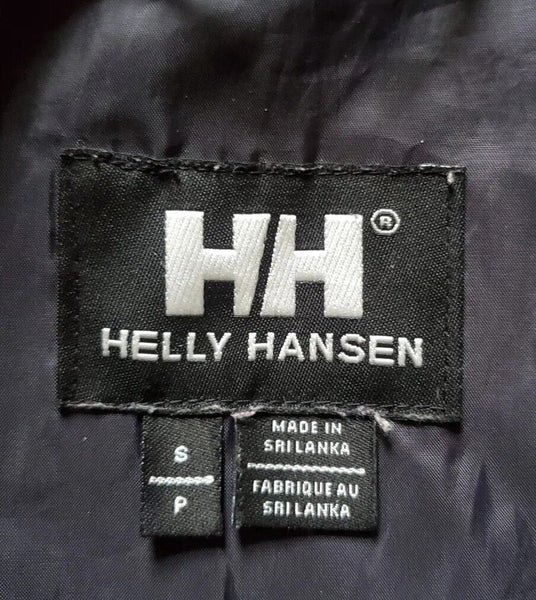 HELLY HANSEN JACKET COAT Mens S Helly Tech Hooded Mesh Lining Sand Blue
