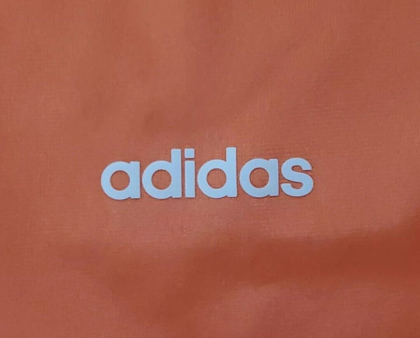 Adidas Firebird Tracksuit Top Jacket Mens L Orange White Stripes Rare